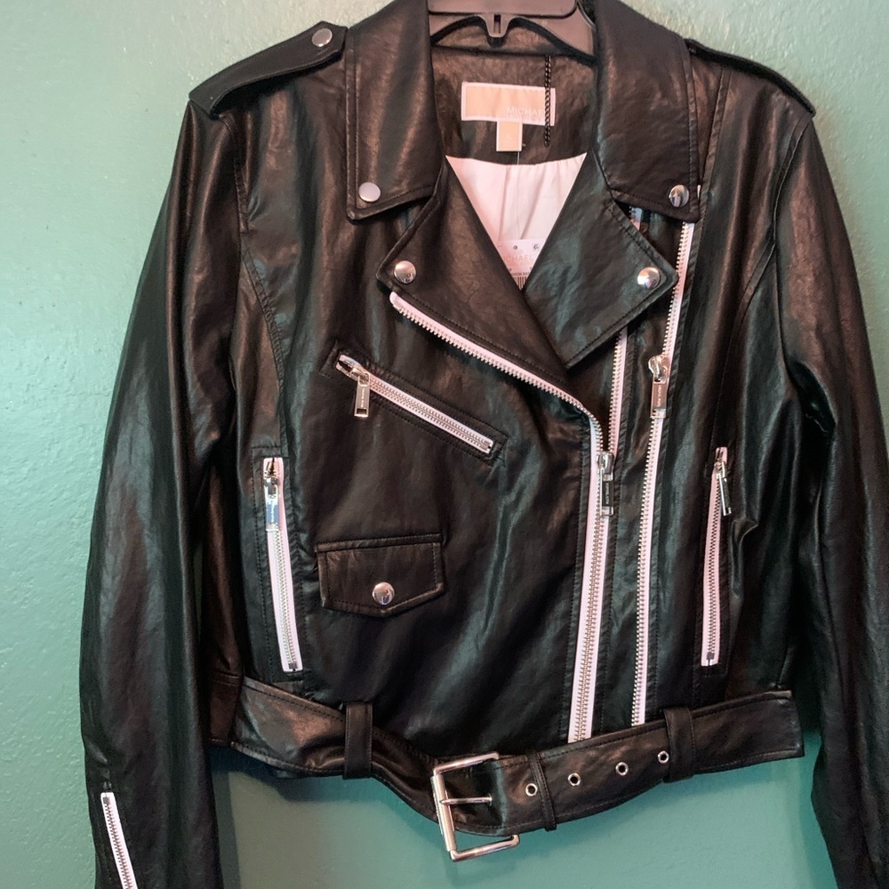 Michael Kors Moto Faux Jacket New with Tags.